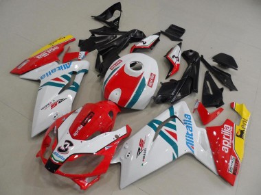 Aprilia RS 125 06-11 Motorrad Verkleidungen - Rot Weiß