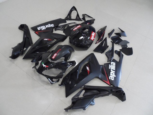 Aprilia RS 125 06-11 Motorrad Verkleidungen - Schwarz Rot Streifen Aprilia RS 125 06-11 Motorrad Verkleidungen - Schwarz Rot Streifen