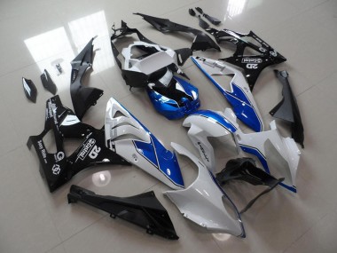 BMW S1000RR 09-14 Motorrad Verkleidungen - Weiß Blau Schwarz