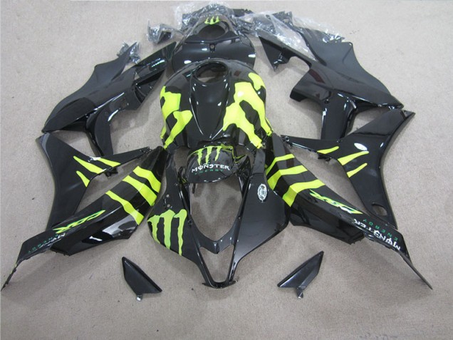 Honda CBR 1000 RR 04-05 Motorrad Verkleidung - Schwarz Grünes Monster Honda CBR 1000 RR 04-05 Motorrad Verkleidung - Schwarz Grünes Monster