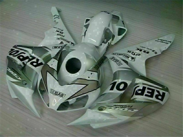 Honda CBR 1000 RR 04-05 Motorrad Verkleidung - Silber Repsol Honda CBR 1000 RR 04-05 Motorrad Verkleidung - Silber Repsol