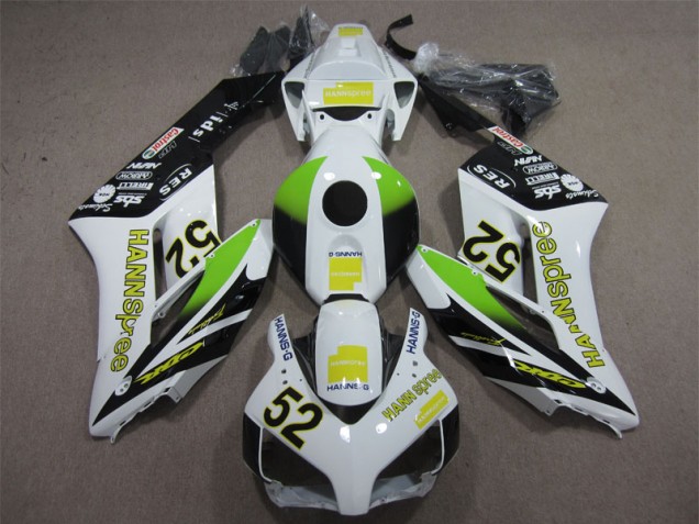 Honda CBR 1000 RR 04-05 Motorrad Verkleidung - Weiß Grün Hannspree 52 Honda CBR 1000 RR 04-05 Motorrad Verkleidung - Weiß Grün Hannspree 52
