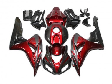 Honda CBR 1000 RR 04-05 Motorrad Verkleidungen - Candy Rot Grau Schwarz