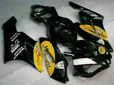 Honda CBR 1000 RR 04-05 Motorrad Verkleidungen - Gelb Schwarz