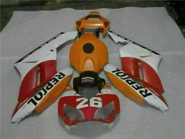 Honda CBR 1000 RR 04-05 Motorrad Verkleidungen - Orange Rot Repsol 26