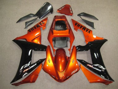 Honda CBR 1000 RR 04-05 Motorrad Verkleidungen - Orange Schwarz
