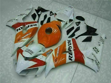 Honda CBR 1000 RR 04-05 Motorrad Verkleidungen - Orange Weiß Repsol