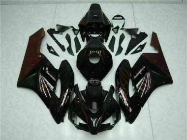 Honda CBR 1000 RR 04-05 Motorrad Verkleidungen - Rot Flamme