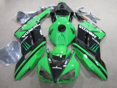 Honda CBR 1000 RR 04-05 Motorrad Verkleidungen - Schwarz Grünes Monster