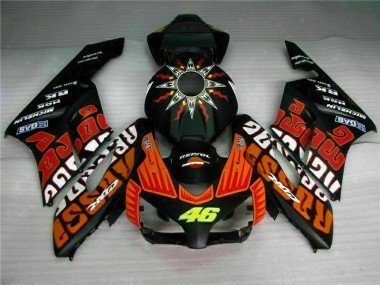 Honda CBR 1000 RR 04-05 Motorrad Verkleidungen - Schwarz Orange