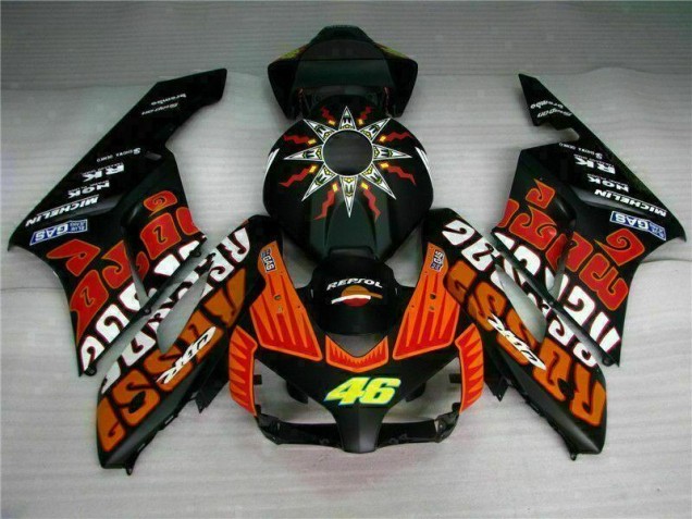 Honda CBR 1000 RR 04-05 Motorrad Verkleidungen - Schwarz Orange Honda CBR 1000 RR 04-05 Motorrad Verkleidungen - Schwarz Orange