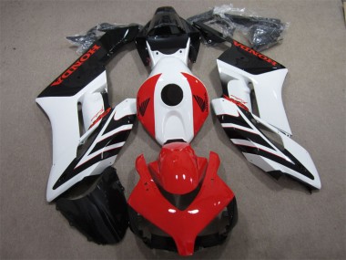 Honda CBR 1000 RR 04-05 Motorrad Verkleidungen - Schwarz Rote Weiß