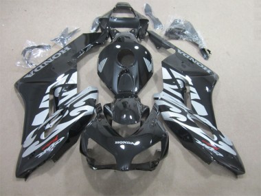 Honda CBR 1000 RR 04-05 Motorrad Verkleidungen - Schwarz Silber