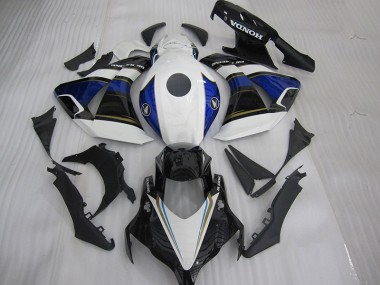 Honda CBR 1000 RR 04-05 Motorrad Verkleidungen - Schwarz Weiß Blau