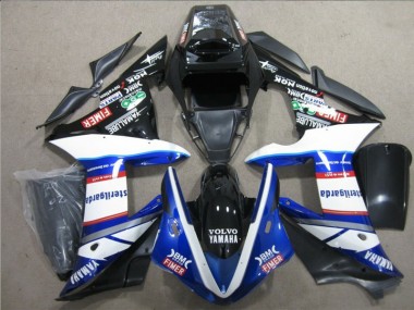 Honda CBR 1000 RR 04-05 Motorrad Verkleidungen - Schwarz Weiß Blau Sterilgarda Volvo