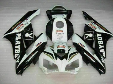 Honda CBR 1000 RR 04-05 Motorrad Verkleidungen - Schwarz Weiß