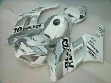 Honda CBR 1000 RR 04-05 Motorrad Verkleidungen - Silber Weiß Repsol