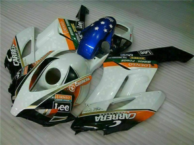 Honda CBR 1000 RR 04-05 Motorrad Verkleidungen - Weiß Blau Honda CBR 1000 RR 04-05 Motorrad Verkleidungen - Weiß Blau