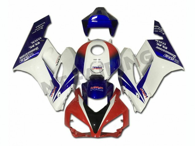 Honda CBR 1000 RR 04-05 Motorrad Verkleidungen - Weiß Blau Rot Honda CBR 1000 RR 04-05 Motorrad Verkleidungen - Weiß Blau Rot