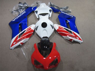 Honda CBR 1000 RR 04-05 Motorrad Verkleidungen - Weiß Rot Blau