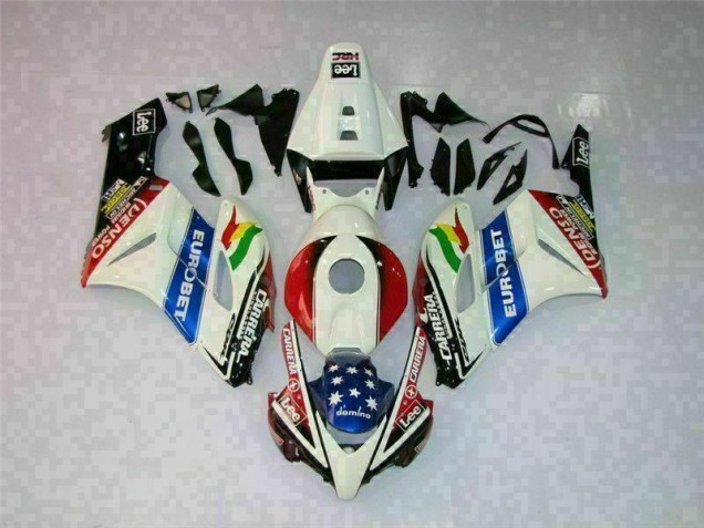 Honda CBR 1000 RR 04-05 Motorrad VollVerkleidungen & Plastik - Weiß Rot Honda CBR 1000 RR 04-05 Motorrad VollVerkleidungen & Plastik - Weiß Rot