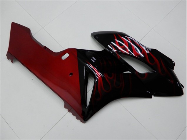 Honda CBR 1000 RR 04-05 Motorrad Vollverkleidung - Rot Schwarz Honda CBR 1000 RR 04-05 Motorrad Vollverkleidung - Rot Schwarz