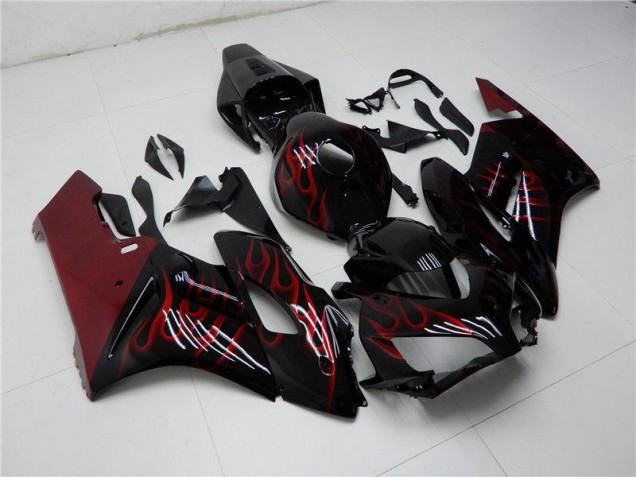 Honda CBR 1000 RR 04-05 Motorrad Vollverkleidung - Rot Schwarz Honda CBR 1000 RR 04-05 Motorrad Vollverkleidung - Rot Schwarz