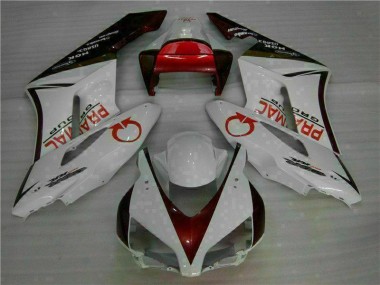 Honda CBR 1000 RR 04-05 Motorrad Vollverkleidung - Weiß Rot