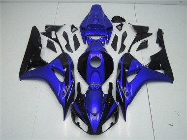 Honda CBR 1000 RR 06-07 Motorrad Verkleidungen - Blau Schwarz