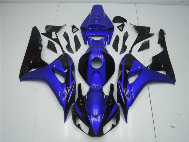 Honda CBR 1000 RR 06-07 Motorrad Verkleidungen - Blau Schwarz Honda CBR 1000 RR 06-07 Motorrad Verkleidungen - Blau Schwarz