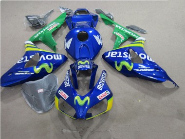 Honda CBR 1000 RR 06-07 Motorrad Verkleidungen - Blaus Movistar Castrol