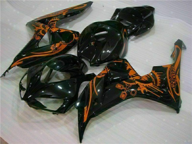 Honda CBR 1000 RR 06-07 Motorrad Verkleidungen - Braun Schwarz Honda CBR 1000 RR 06-07 Motorrad Verkleidungen - Braun Schwarz