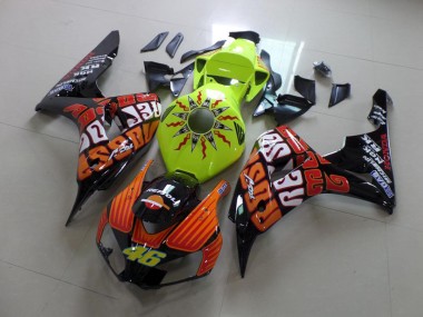 Honda CBR 1000 RR 06-07 Motorrad Verkleidungen - Fluro Rossi