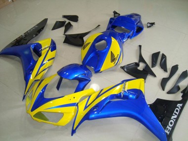 Honda CBR 1000 RR 06-07 Motorrad Verkleidungen - Gelb Blau Schwarz
