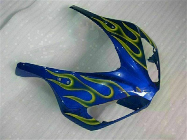 Honda CBR 1000 RR 06-07 Motorrad Verkleidungen - Gelb Flamme Blau Honda CBR 1000 RR 06-07 Motorrad Verkleidungen - Gelb Flamme Blau