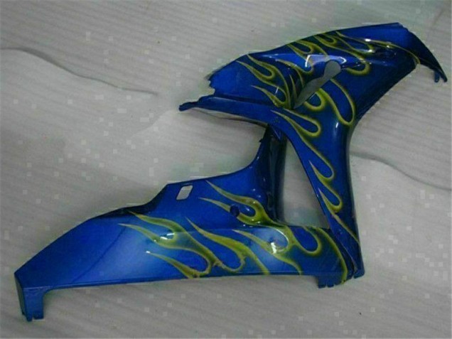 Honda CBR 1000 RR 06-07 Motorrad Verkleidungen - Gelb Flamme Blau Honda CBR 1000 RR 06-07 Motorrad Verkleidungen - Gelb Flamme Blau
