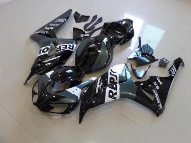 Honda CBR 1000 RR 06-07 Motorrad Verkleidungen - Grau Schwarz Repsol