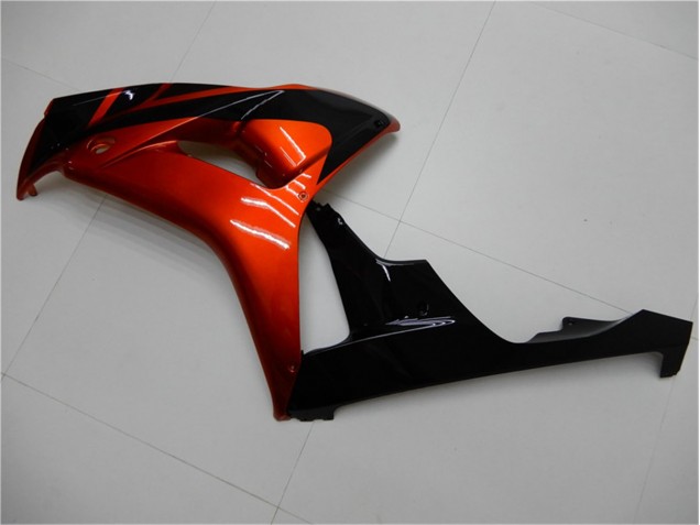 Honda CBR 1000 RR 06-07 Motorrad Verkleidungen - Orange Schwarz Honda CBR 1000 RR 06-07 Motorrad Verkleidungen - Orange Schwarz