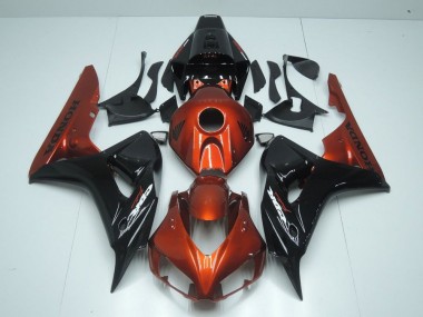 Honda CBR 1000 RR 06-07 Motorrad Verkleidungen - Orange und Schwarz
