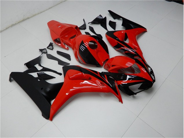 Honda CBR 1000 RR 06-07 Motorrad Verkleidungen - Rot Schwarz Honda CBR 1000 RR 06-07 Motorrad Verkleidungen - Rot Schwarz