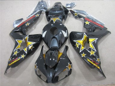 Honda CBR 1000 RR 06-07 Motorrad Verkleidungen - Schwarz Gelb ENERGY DRINK