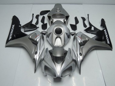 Honda CBR 1000 RR 06-07 Motorrad Verkleidungen - Silber Grau