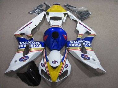 Honda CBR 1000 RR 06-07 Motorrad Verkleidungen - Weiß Blau Rothmans