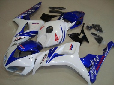 Honda CBR 1000 RR 06-07 Motorrad Verkleidungen - Weiß Und Blau