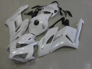 Honda CBR 1000 RR 06-07 Motorrad Verkleidungen - Weiß mit Silber Aufkleber