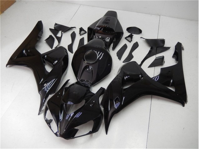 Honda CBR 1000 RR 06-07 Motorrad Vollverkleidung - Glänzend Schwarz Honda CBR 1000 RR 06-07 Motorrad Vollverkleidung - Glänzend Schwarz