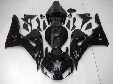 Honda CBR 1000 RR 06-07 Motorrad Vollverkleidung - Glänzend Schwarz