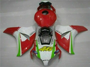 Honda CBR 1000 RR 08-11 Motorrad Verkleidung - Rot Weiß