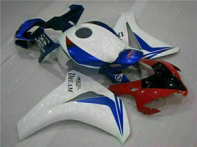 Honda CBR 1000 RR 08-11 Motorrad Verkleidung - Weiß Blau Honda CBR 1000 RR 08-11 Motorrad Verkleidung - Weiß Blau