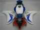 Honda CBR 1000 RR 08-11 Motorrad Verkleidung - Weiß Blau Honda CBR 1000 RR 08-11 Motorrad Verkleidung - Weiß Blau